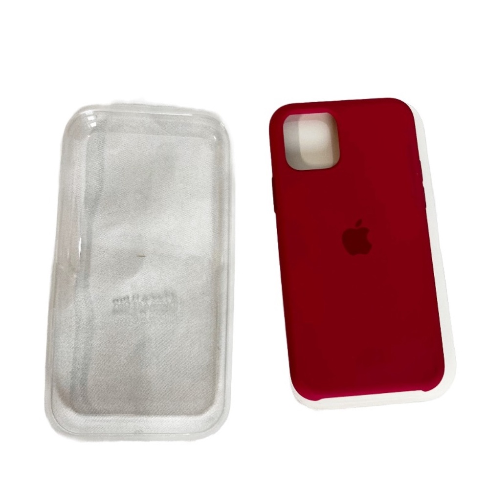 iPhone 11 Pro Silicone Case, Pomegranate